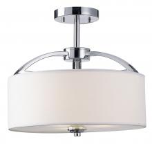 Canarm ISF425A03CH - Milano Chrome Semi-Flush Mount