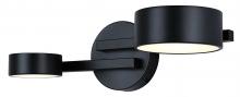 Canarm LWF315A02BK - Montgomery 2 Light LED Wall Light