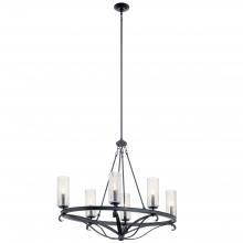 Kichler 52010BK - Oval Chandelier 6Lt