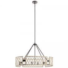 Kichler 52078WWW - Oval Chandelier 6Lt