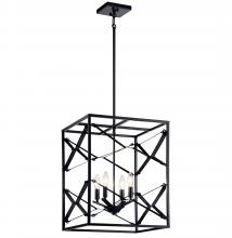 Kichler 52141BK - Foyer Pendant 4Lt