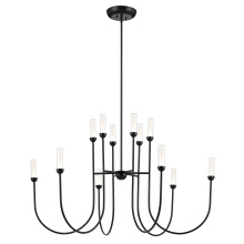 Kichler 52758BKLED - Chandelier Extra Large Multi Tier 12Lt