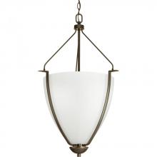 Progress P3969-20W - Bravo Collection Three-Light Large Foyer Bowl