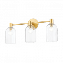 Mitzi by Hudson Valley Lighting H678303-AGB - Paisley Bath And Vanity