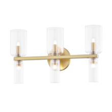 Mitzi by Hudson Valley Lighting H384303-AGB - Tabitha Bath And Vanity