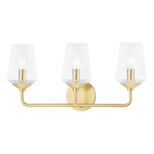 Mitzi by Hudson Valley Lighting H420303-AGB - Kayla Bath And Vanity