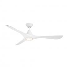Modern Forms Canada - Fans Only FR-D2504-60L-MW - Carve 60 Downrod Ceiling Fan