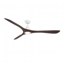 Modern Forms Canada - Fans Only FR-D2504-72L-MW/DW - Carve 72 Downrod Ceiling Fan