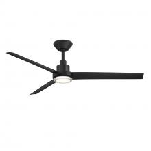 Modern Forms Canada - Fans Only FR-W2501-56L-MB - Bolo Downrod ceiling fan