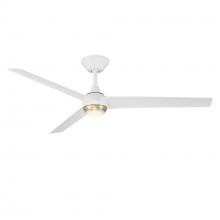 Modern Forms Canada - Fans Only FR-W2503-54L-SB/MW - PISCES Downrod ceiling fan
