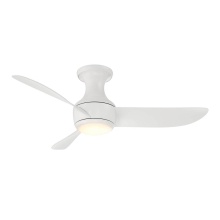 Modern Forms Canada - Fans Only FH-W2203-44L-MW - Corona 44 Flush Mount Ceiling Fan