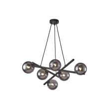 Artcraft AC11976SM - Modena Collection 6-Light Chandelier Black