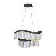 Artcraft AC12201BK - Jules Integrated LED Chandelier 25", Black