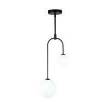 Artcraft AC6652BK - Comet 2 Light Pendant