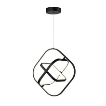 Artcraft AC6690BK - Sienna 30W LED Square Pendant Black