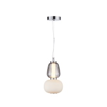 Artcraft AC6701SM - Cyra Collection 1-Light Doublt Shade Pendant Chrome