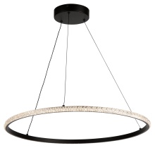 Artcraft AC6712BK - Nova 30W LED Pendant Black
