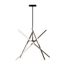 Artcraft AC7709BK - Stix - LED Chandelier - Black