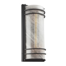Artcraft AC8730BK - Keswick 1 Light Outdoor Wall Sconce, Black