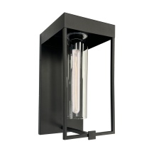 Artcraft AC8890BK - Gardenbrooke - 1-Light Outdoor Wall Light - 8" - Black