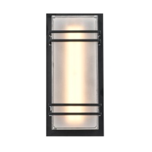 Artcraft AC9191BK - Sausalito 15W LED Outdoor Wall Light Black