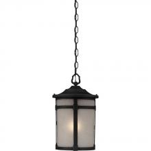 Artcraft AC8645BK - St. Moritz 1-Light Outdoor Pendant