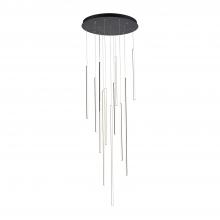 Kuzco Lighting Inc MP14924-BK-UNV-010 - Chute 12 Head Black LED Multi Pendant
