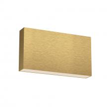 Kuzco Lighting Inc AT6610-BG-UNV - Mica 10-in Brushed Gold LED Wall Sconce
