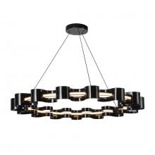 Kuzco Lighting Inc CH18035-GBK - Nami 32-in Gloss Black LED Chandelier