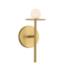 Kuzco Lighting Inc WS15504-BG-UNV - Elixir 10-in Brushed Gold LED Wall Sconce