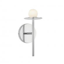 Kuzco Lighting Inc WS15504-CH-UNV - Elixir 10-in Chrome LED Wall Sconce