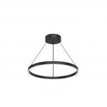 Kuzco Lighting Inc PD87124-BK - Cerchio 24-in Black LED Pendant