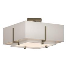 Hubbardton Forge - Canada 126507-SKT-84-SF1205-SE1605 - Exos Square Small Double Shade Semi-Flush