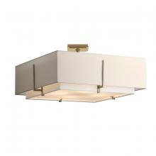 Hubbardton Forge - Canada 126513-SKT-84-SF2012-SE2401 - Exos Square Large Double Shade Semi-Flush
