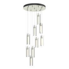 Hubbardton Forge - Canada 131104-SKT-LONG-85-ZM0065 - Exos Glass 9-Light Pendant