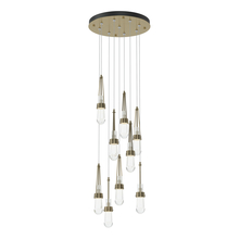 Hubbardton Forge - Canada 131108-SKT-STND-84-ZM0434 - Link 9-Light Clear Glass Pendant
