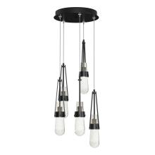 Hubbardton Forge - Canada 131120-SKT-LONG-89-YG0434 - Link 5-Light Blown Glass Pendant