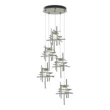 Hubbardton Forge - Canada 131126-SKT-LONG-85-II0728 - Tura 5-Light Seeded Glass Pendant