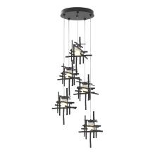 Hubbardton Forge - Canada 131128-SKT-LONG-89-YC0305 - Tura 5-Light Frosted Glass Pendant