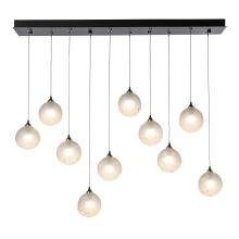 Hubbardton Forge - Canada 131130-SKT-LONG-89-FD0750 - Fritz Globe 10-Light Pendant