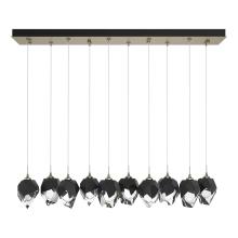 Hubbardton Forge - Canada 131143-SKT-LONG-84-BP0754 - Chrysalis 10-Light Small Crystal Pendant