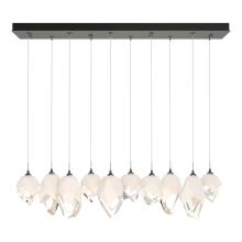 Hubbardton Forge - Canada 131145-SKT-STND-20-WP0756 - Chrysalis 10-Light Mixed Crystal Pendant