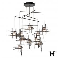 Hubbardton Forge - Canada 131160-SKT-STND-14-YC0305 - Tura 10-Light Frosted Glass Mobile Pendant