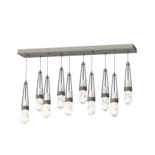 Hubbardton Forge - Canada 131200-SKT-LONG-20-YJ0434 - Link 10-Light Blown Glass Pendant