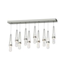 Hubbardton Forge - Canada 131200-SKT-LONG-85-YG0434 - Link 10-Light Blown Glass Pendant