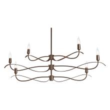 Hubbardton Forge - Canada 136350-SKT-MULT-05 - Willow 6-Light Small Chandelier