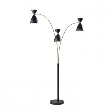 AFJ - Adesso 4290-01 - Oscar 3-Arm Arc Lamp- Black