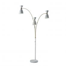AFJ - Adesso 4290-02 - Oscar 3-Arm Arc Lamp- White