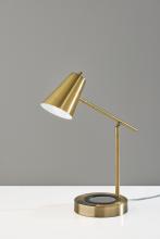 AFJ - Adesso SL3729-21 - Cup Warming Desk Lamp- Antique Brass