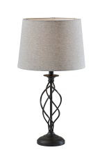 AFJ - Adesso SL3978-03 - Darcy Table Lamp- Grey Drum Shade